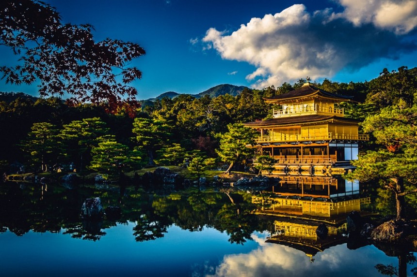 Temple Kinkaku-ji à Kyoto