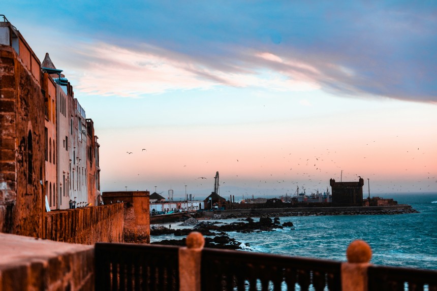 Vue panoramique de la médina d'Essaouira