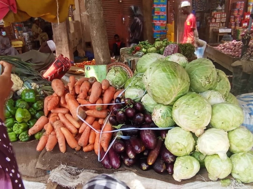 Marché traditionnel à Sarh