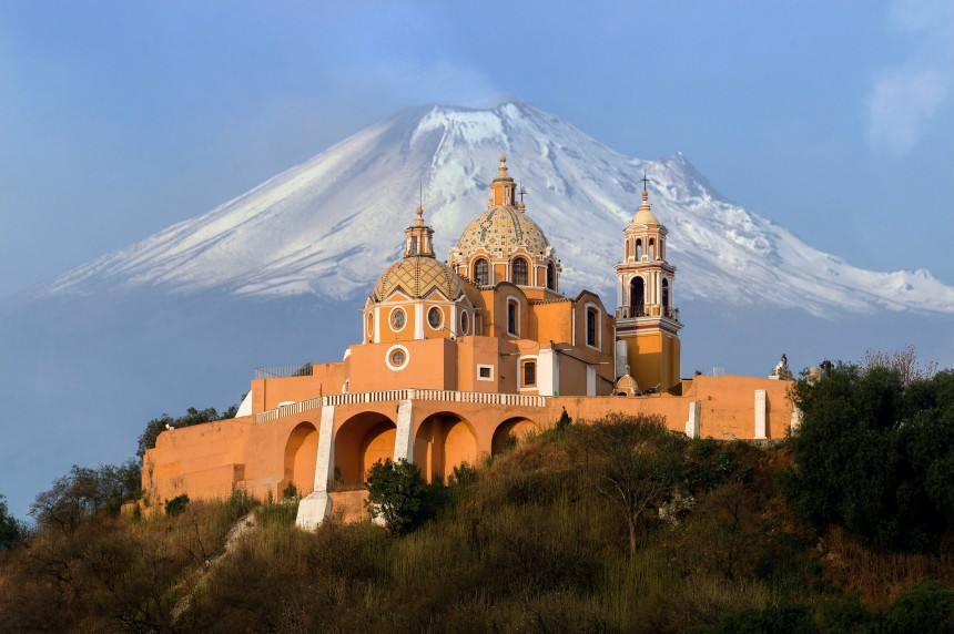 Église historique de Puebla, Mexique