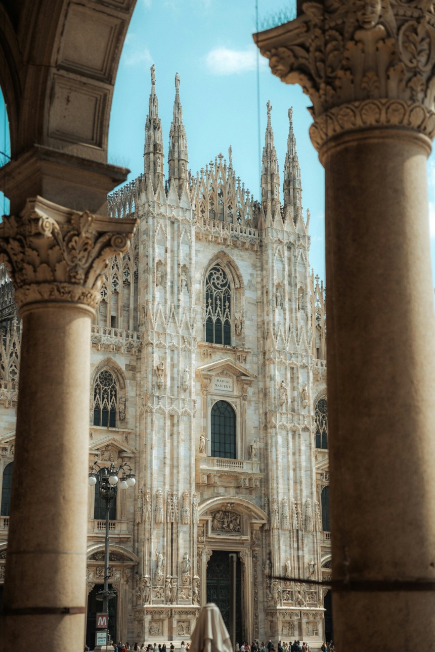 Vue de la cathédrale de Milan