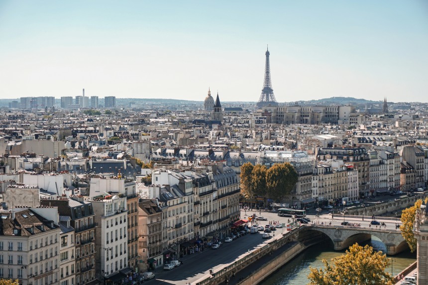 Vue de la Tour Eiffel à Paris