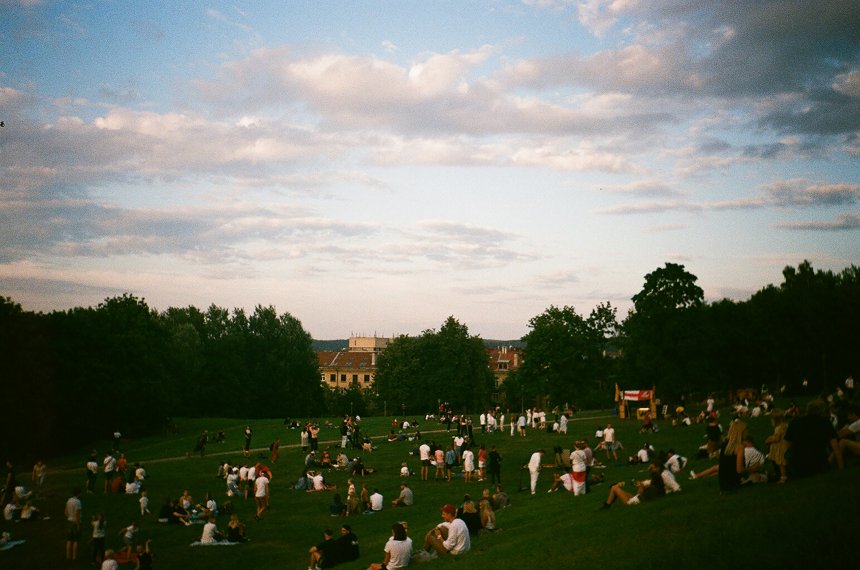 Concert en plein air lors d’un festival à Vilnius